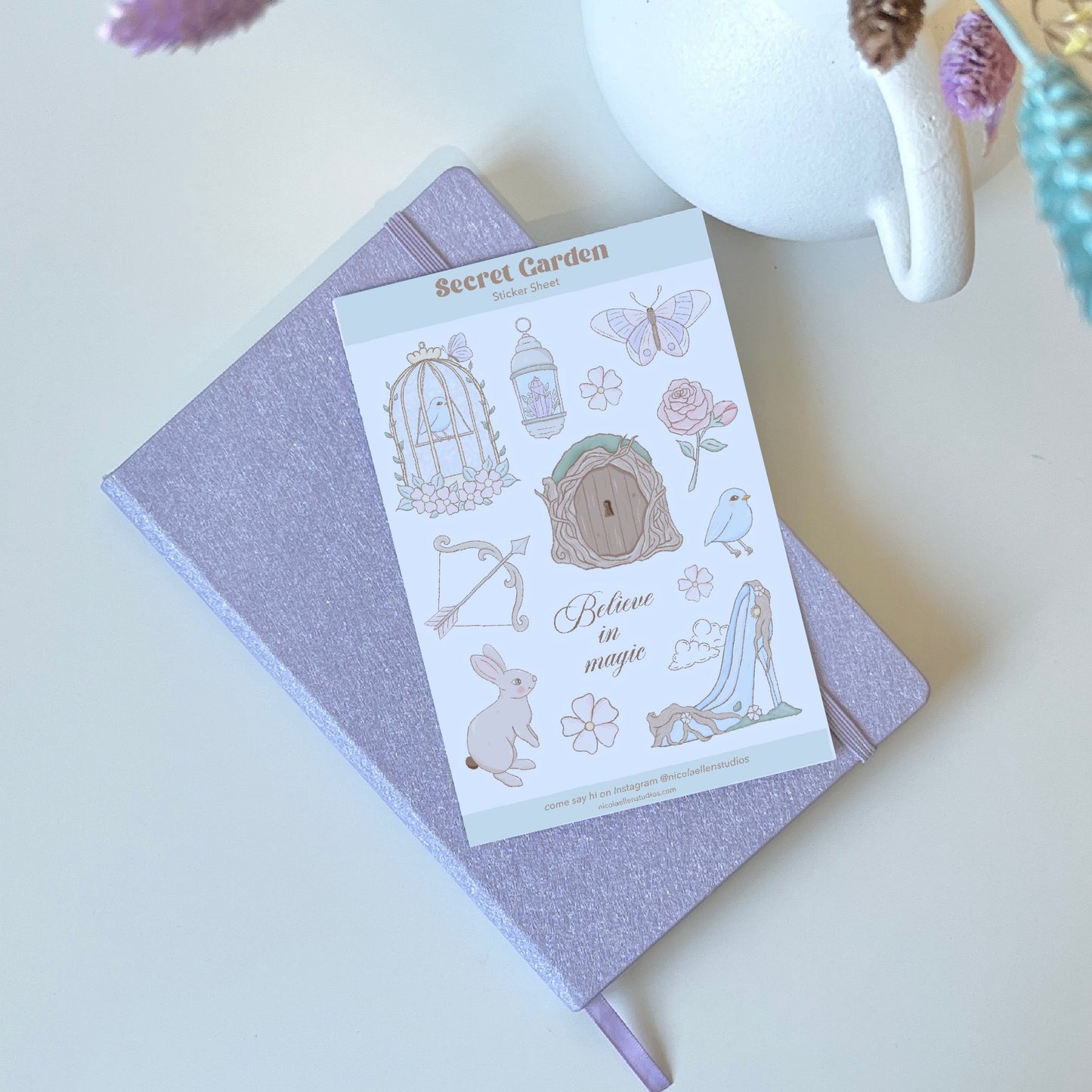 Secret Garden Sticker Sheet