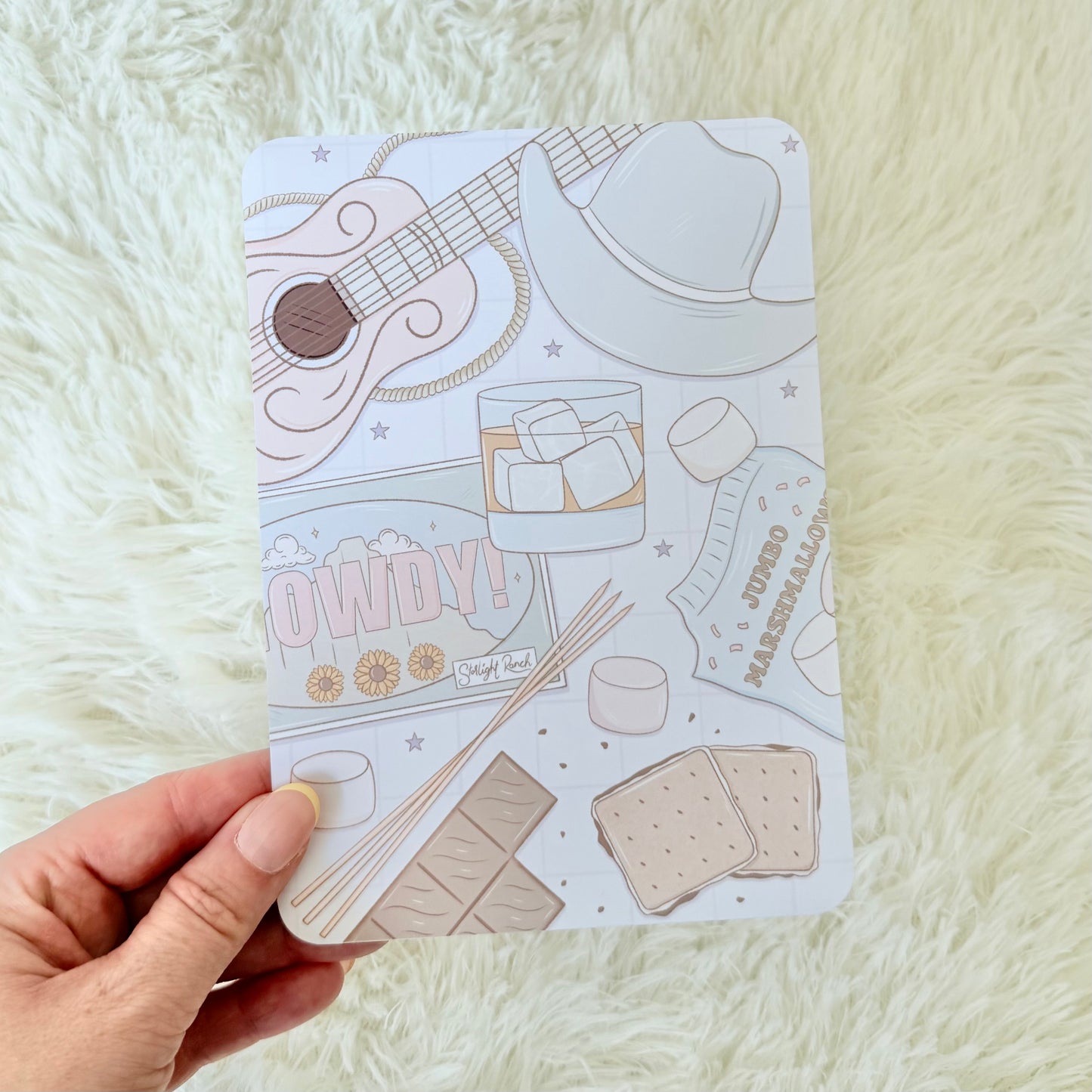 Cowboy Flatlay Insert