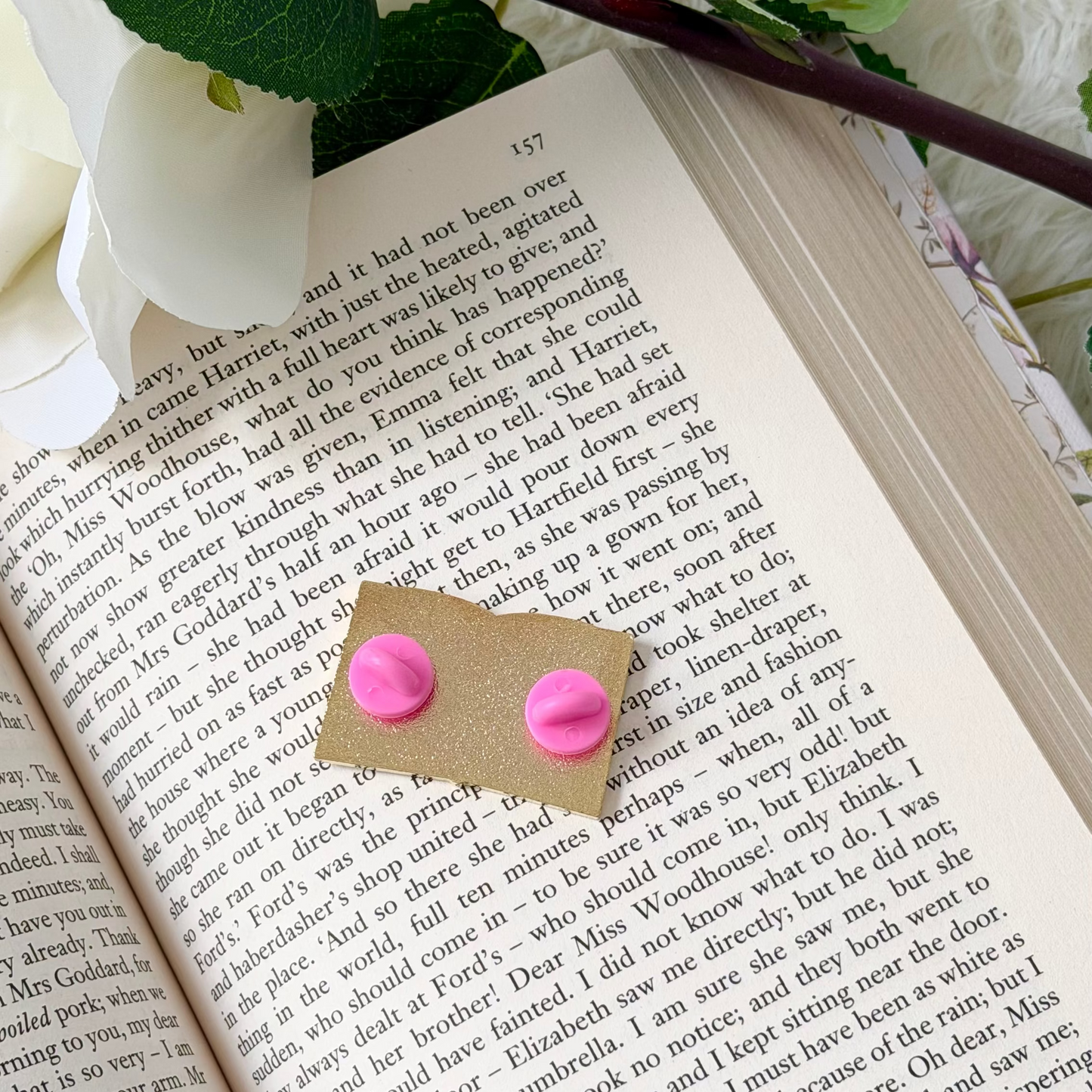 Emotionally Attached to Fictional Characters Enamel Pin