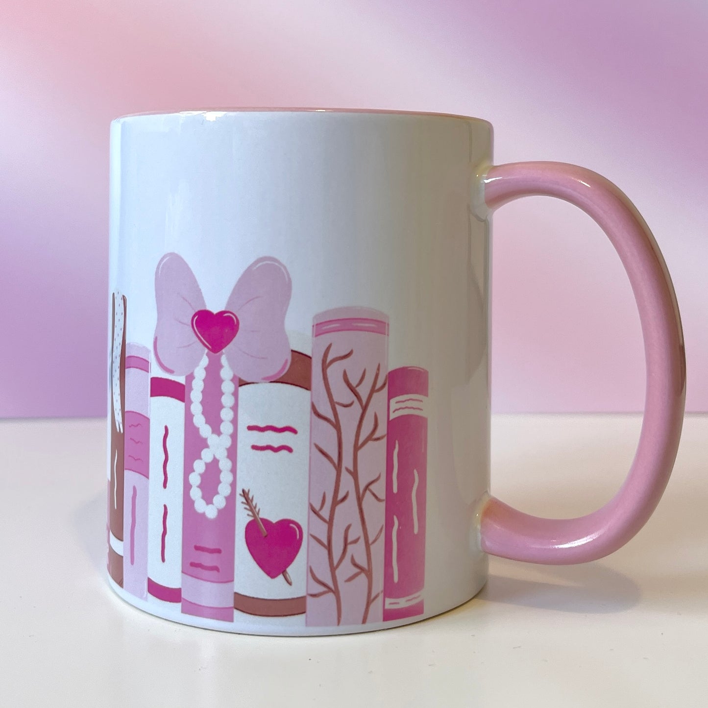 Pretty in Pink Bookish Mug - SECONDS