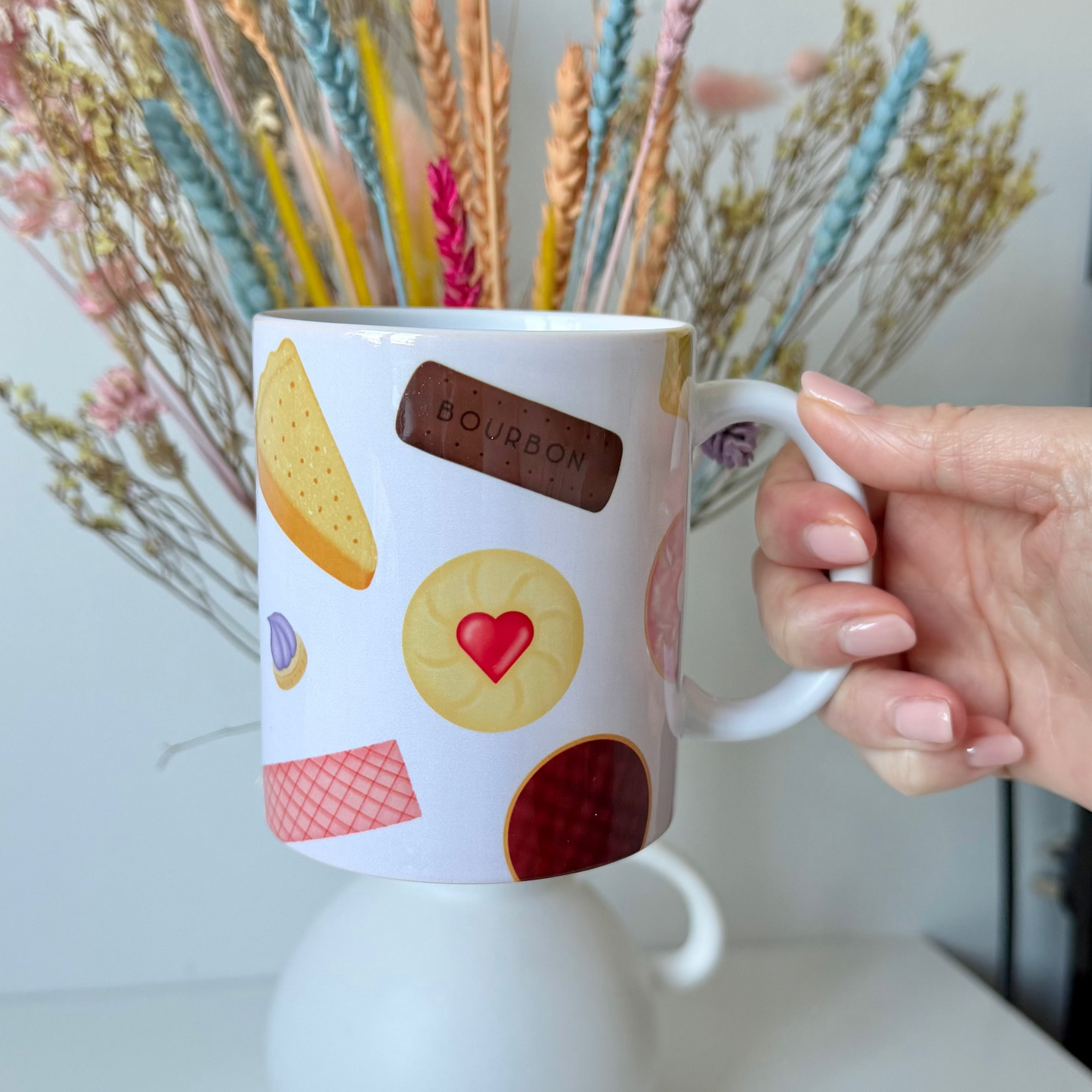 Retro British Biscuits Mug