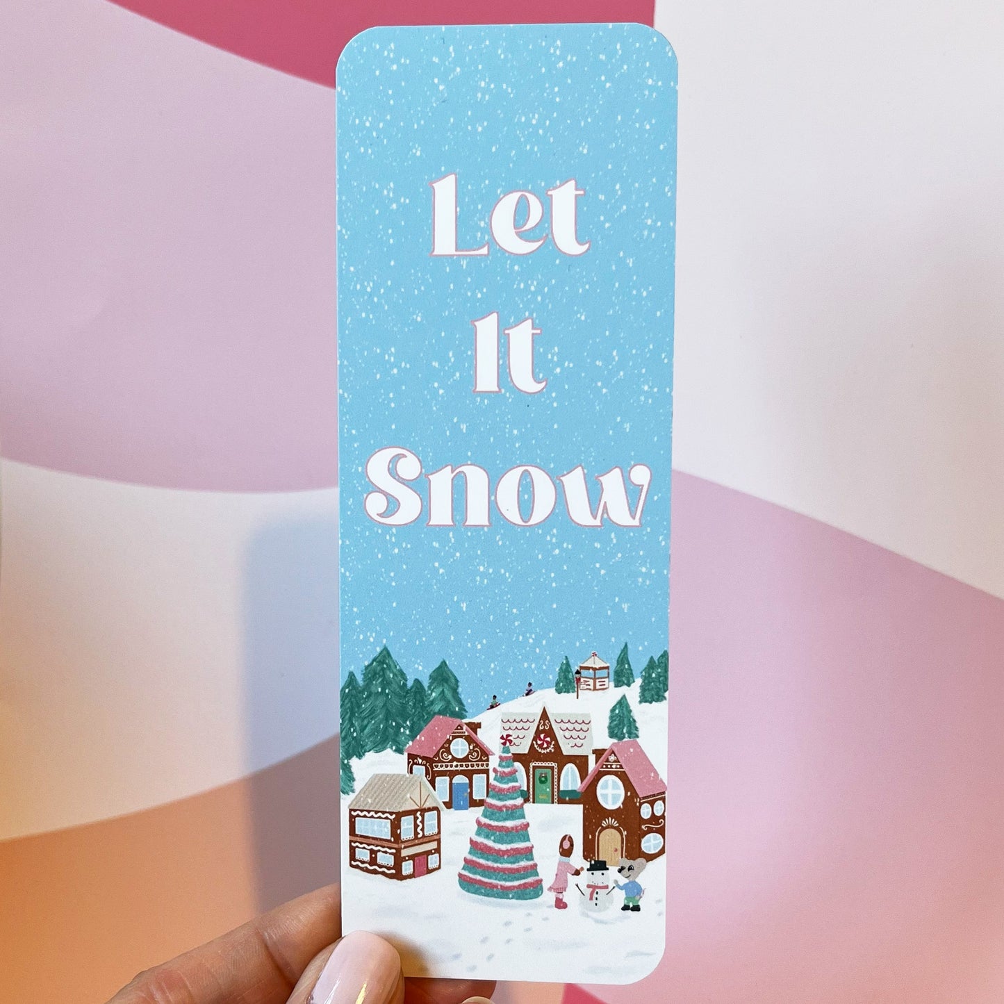 Let It Snow Festive Bookmark