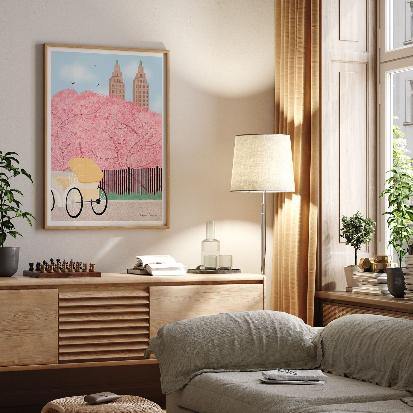 Springtime in New York Print - CLEARANCE