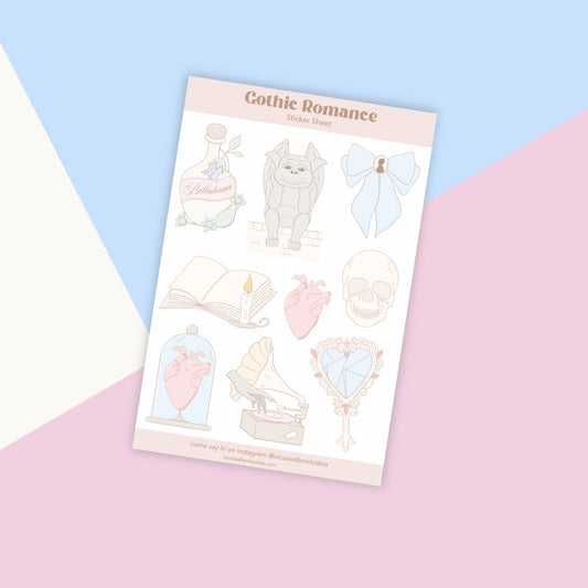 Gothic Romance Sticker Sheet