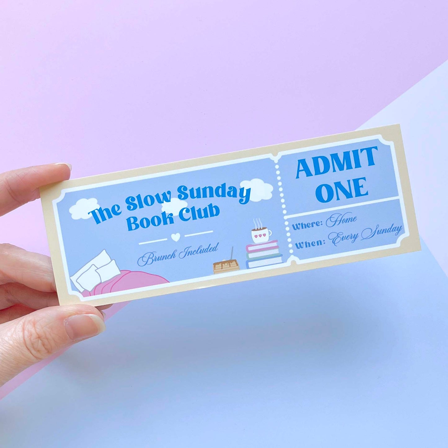 Slow Sunday Book Club Bookmark