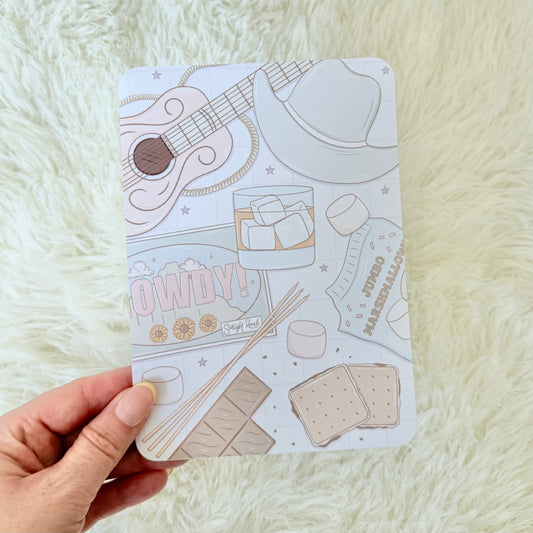 Cowboy Flatlay Insert