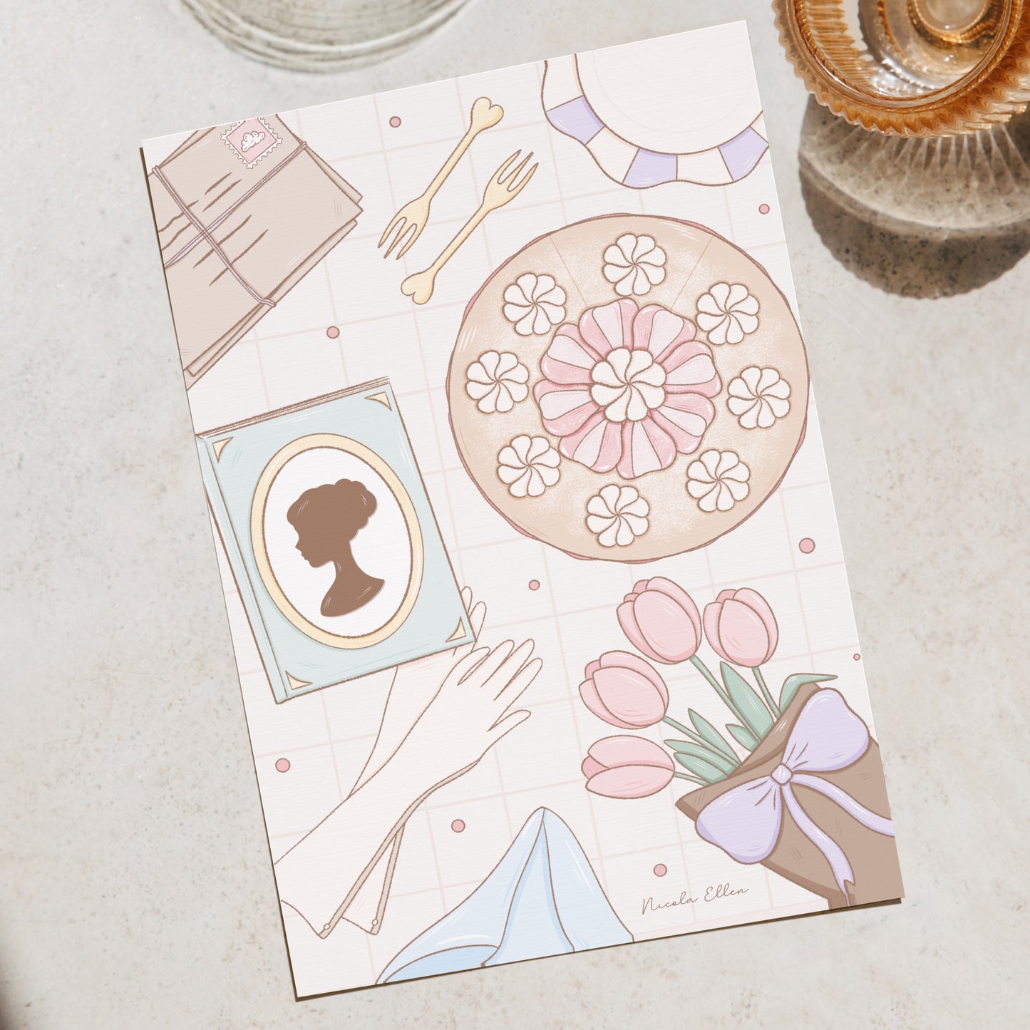 Regency Picnic Art Print