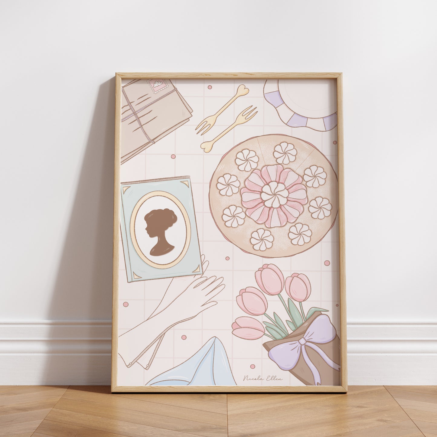 Regency Picnic Art Print