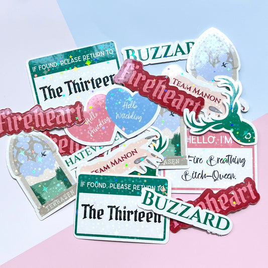 Fantasy Kingdom Sparkly Sticker Pack - SECONDS
