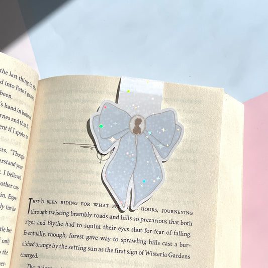 Gothic Romance Bow Magnetic Bookmark