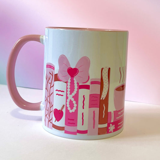 Pretty in Pink Bookish Mug