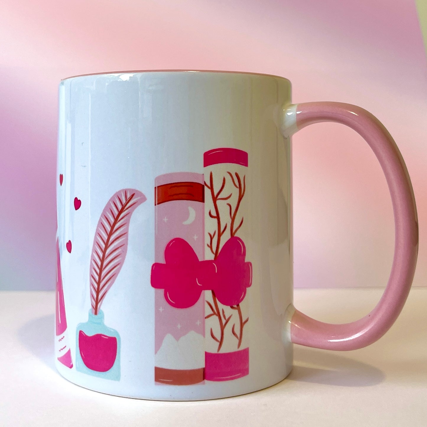 Pretty in Pink Bookish Mug