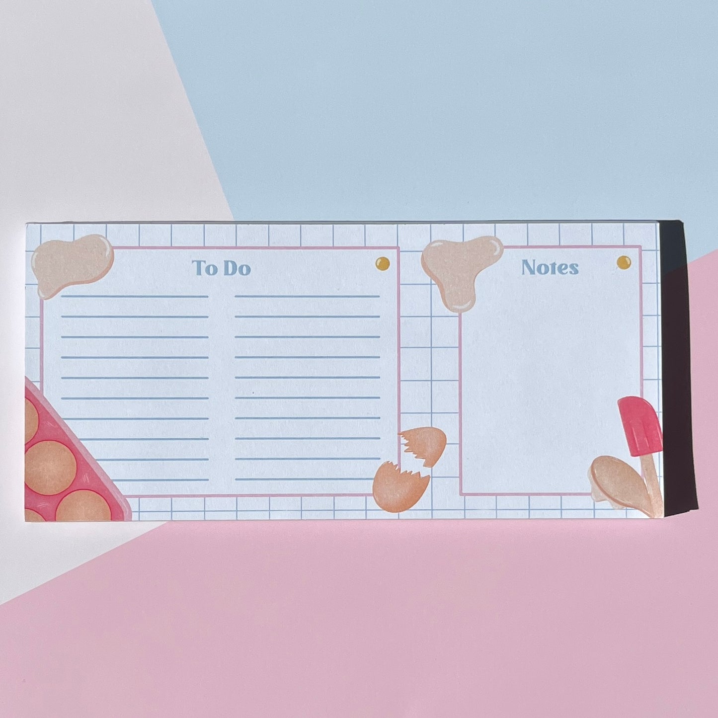 Bake Cake & Conquer To Do List Notepad -DL