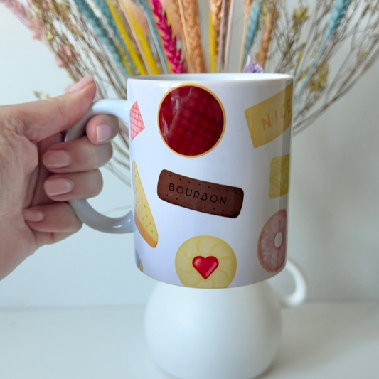 Retro British Biscuits Mug
