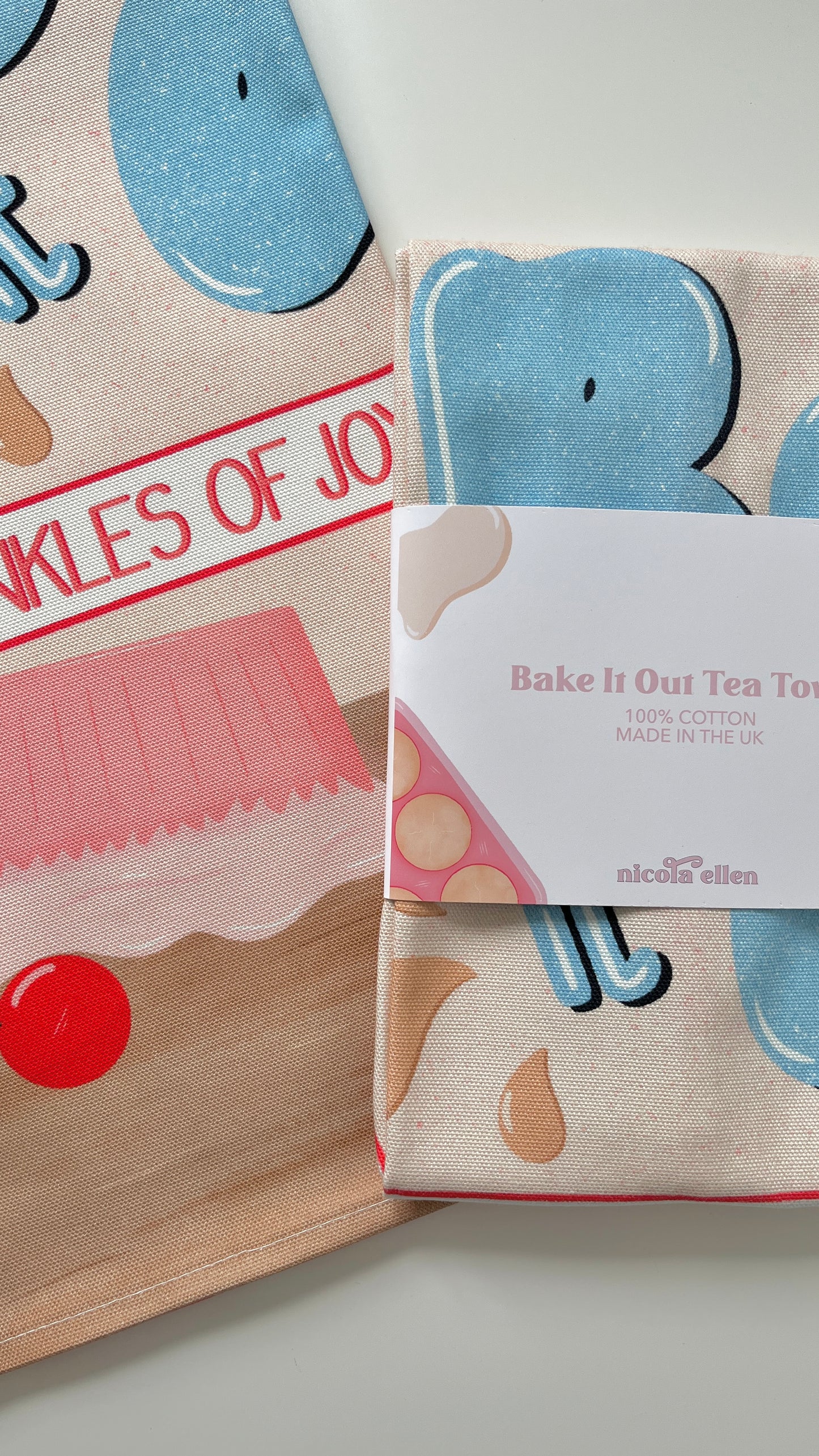 If In Doubt, Bake It Out Tea Towel