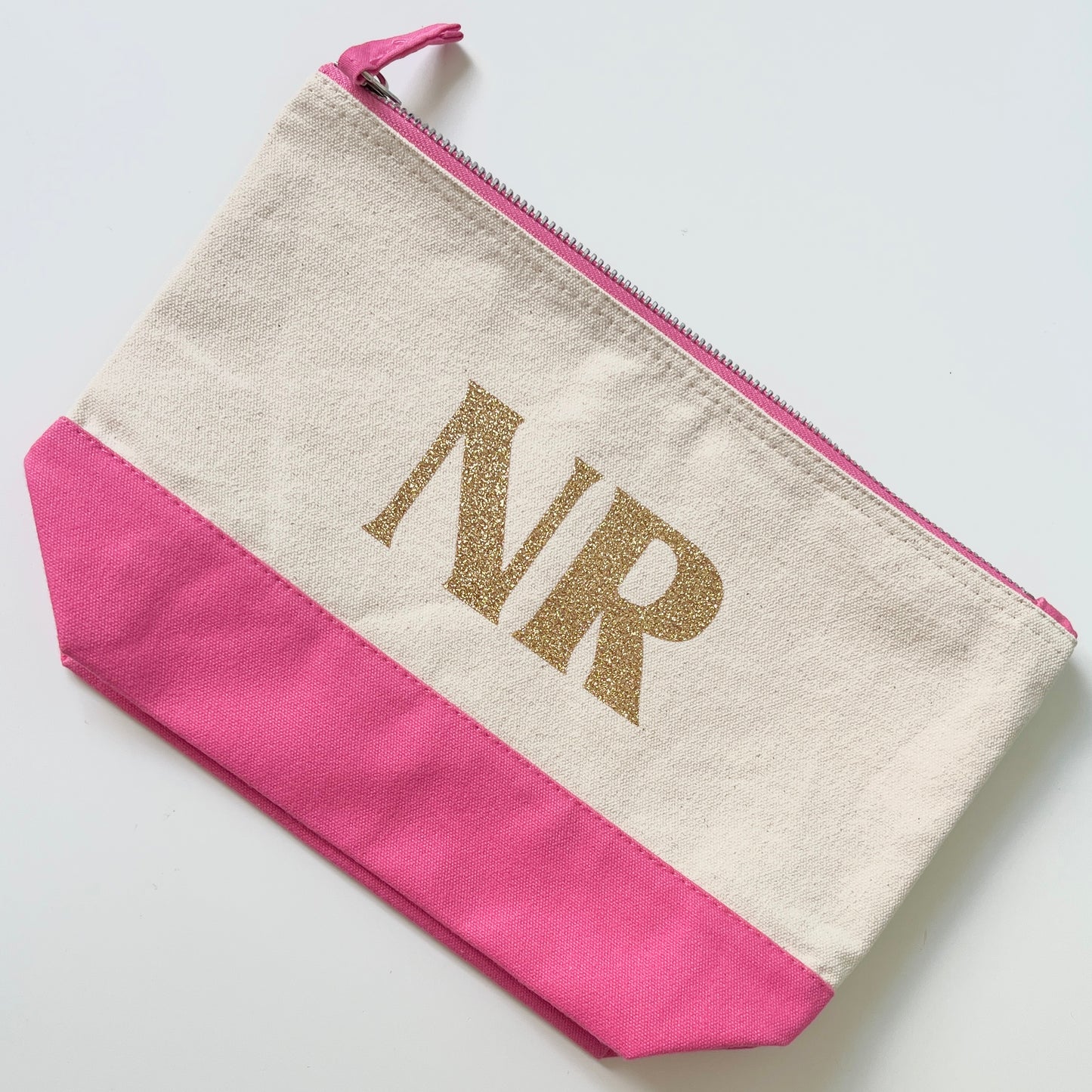 Personalised Canvas Accessory Pouch