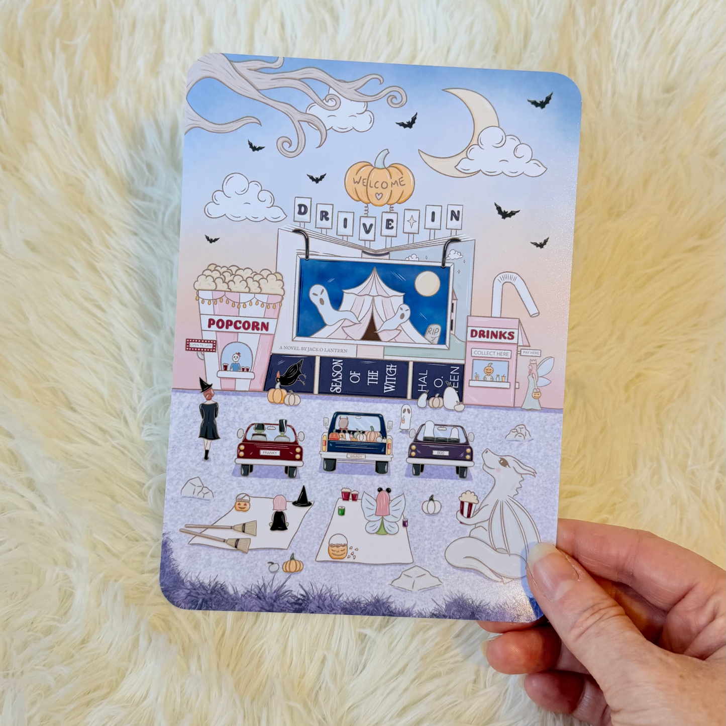 Spooky Season Drive In Kindle Insert
