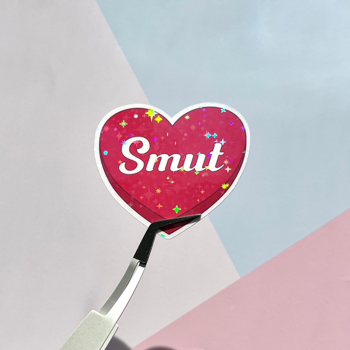 Candy Heart Book Tropes Sparkly Vinyl Sticker