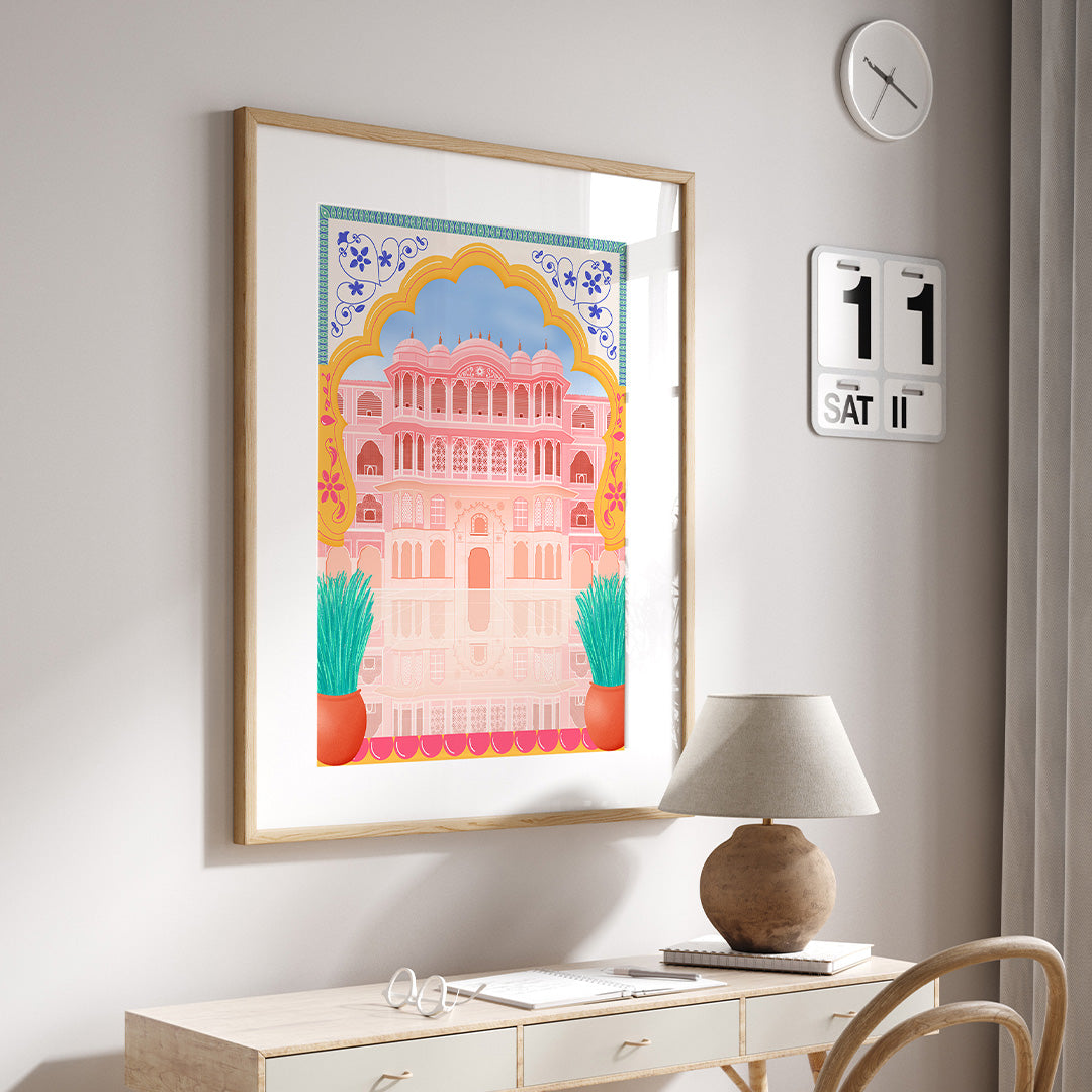 Jaipur City Palace Destination Print