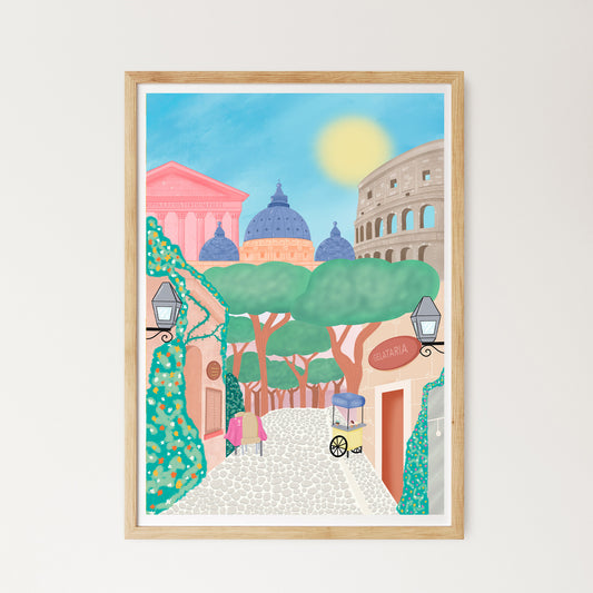 City of Rome Destination Print