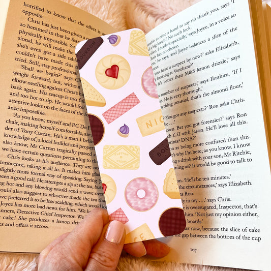 Retro British Biscuits Bookmark