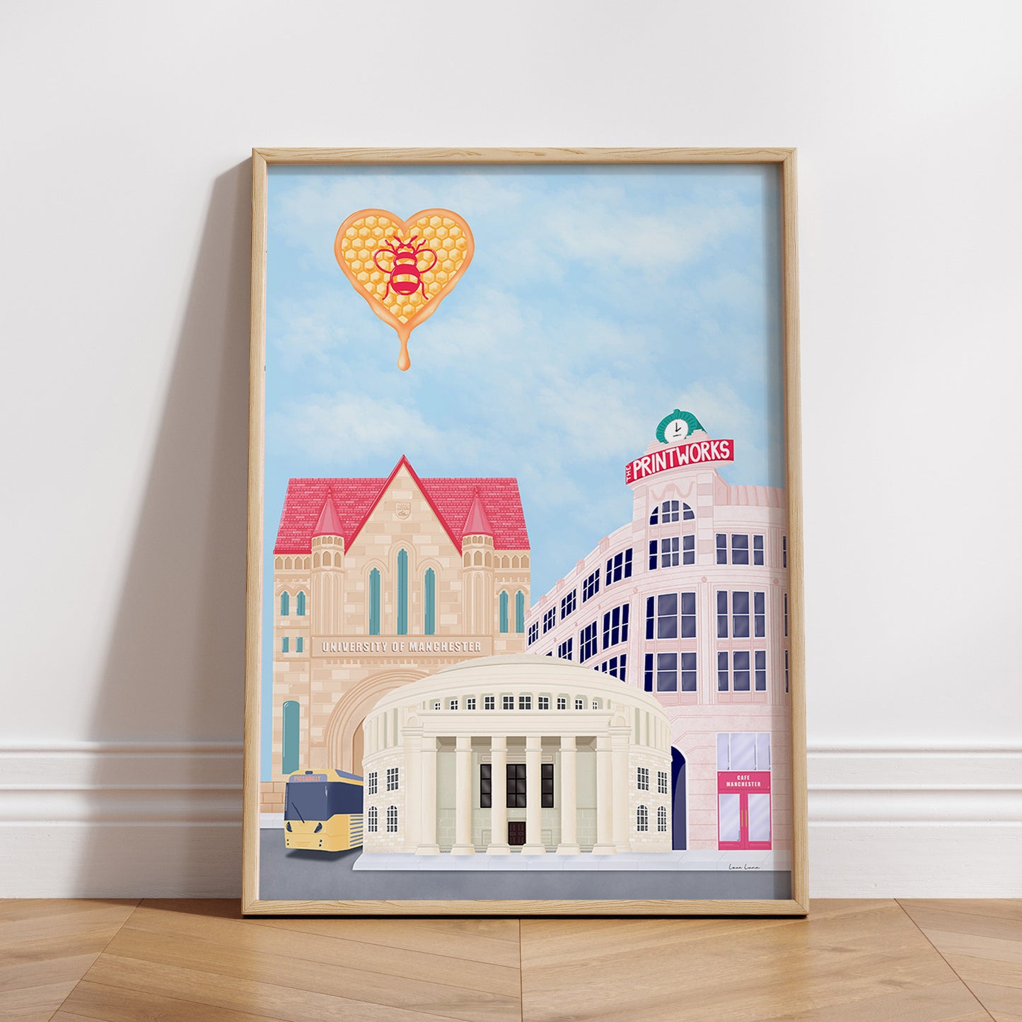 Manchester City Centre Print - CLEARANCE