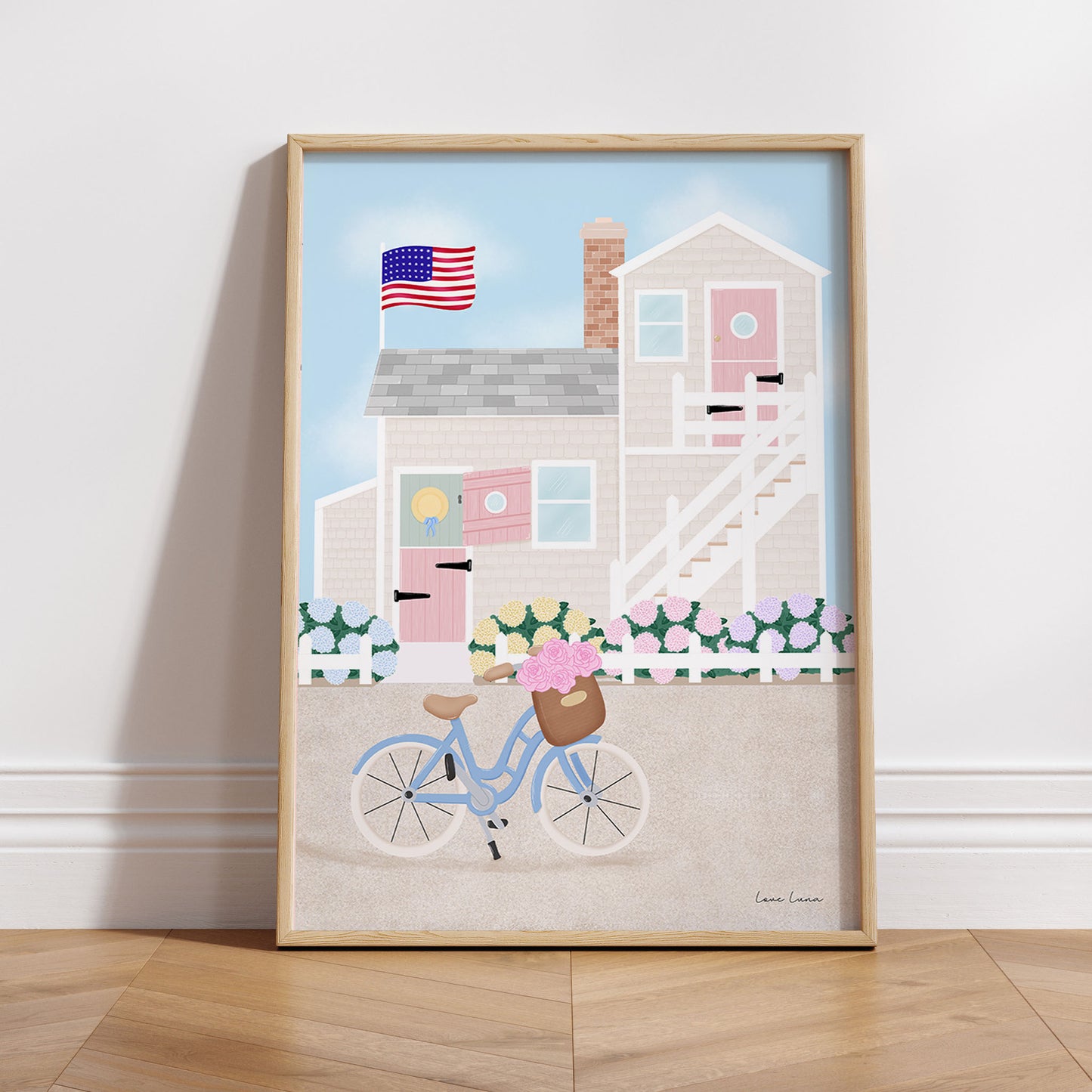 Nantucket USA Travel Print