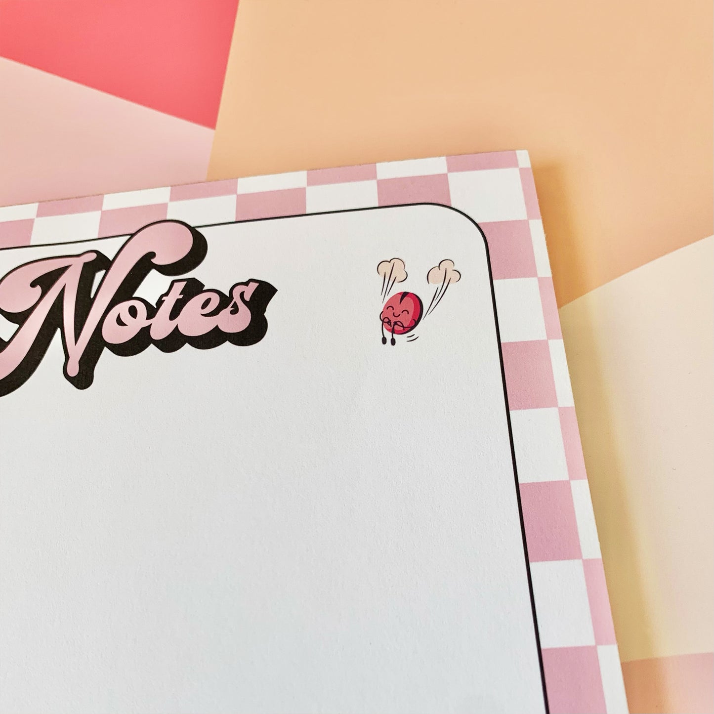 Pink Retro Coffee Lover Notepads