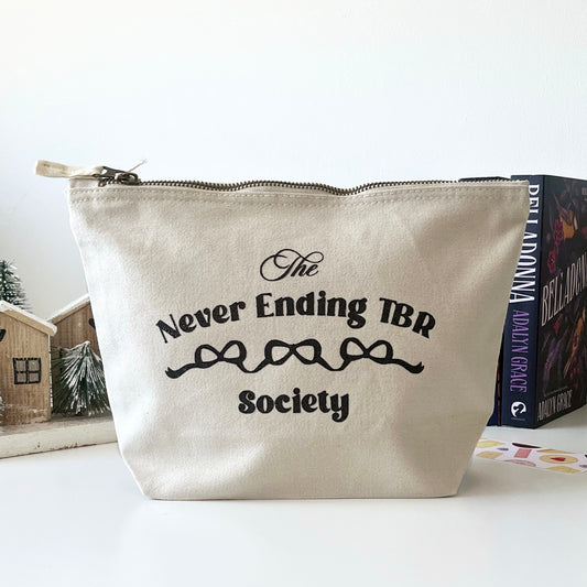 Never Ending TBR Society Accessory Pouch