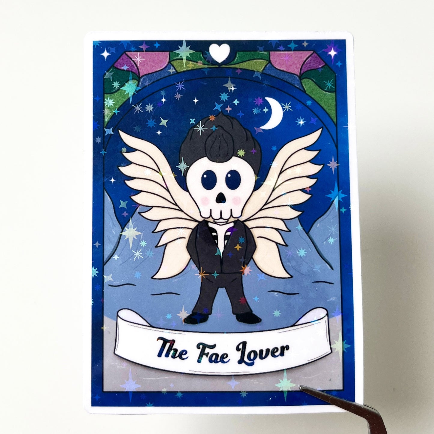 Fae Lover Sparkly Vinyl Sticker