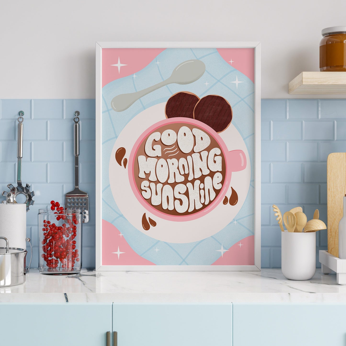 Good Morning Sunshine Coffee Cup Print