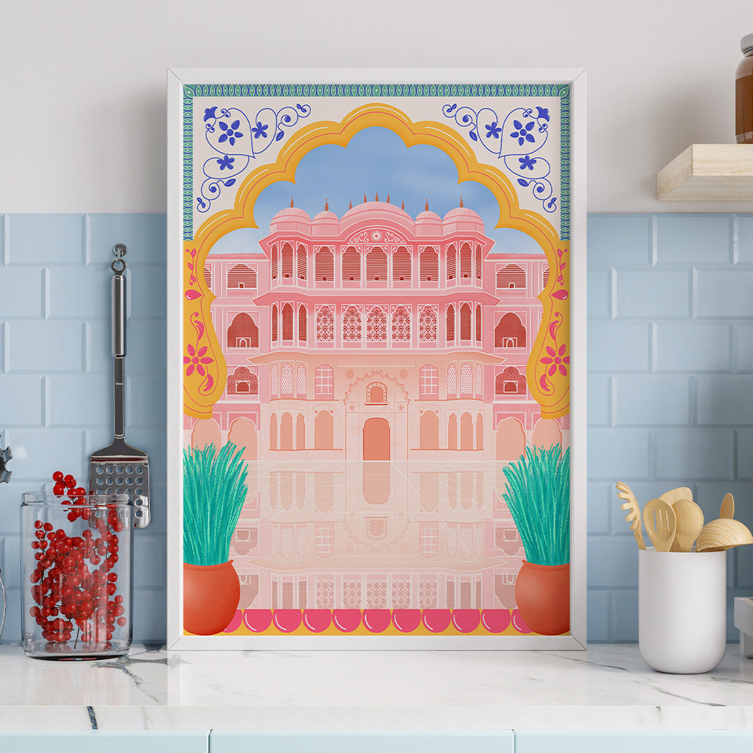 Jaipur City Palace Destination Print