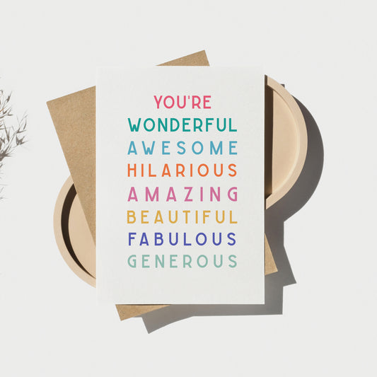 Thoughtful Friendship Card - Just Because